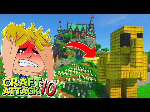 He's overfilling my base with HAY GOLEMS! - Minecraft Craft Attack 10 #73