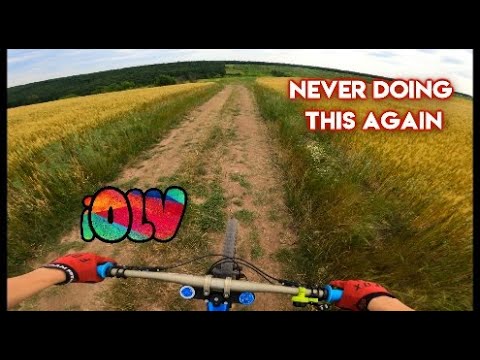 XC TRAILS ON A DOWNHILL BIKE