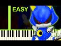 METAL SONIC THEME EASY Piano Tutorial
