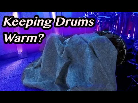 Why Put a blanket over the bass drum?