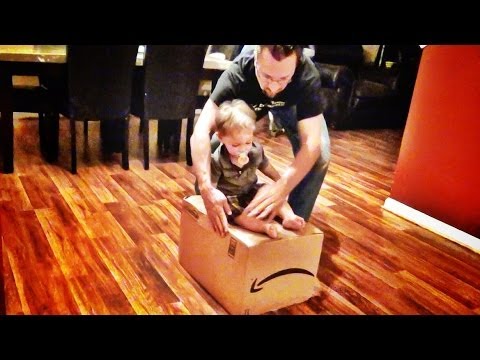 Kids Spinning In Boxes!  (Episode 278)