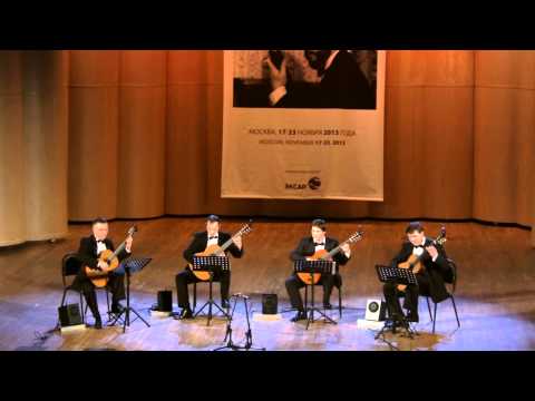 Frauchi Guitar Quartet - S.Prokofiev, March from "Love for Three Oranges" Suite