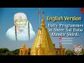 Shree Sai Mandir Shirdi Daily Schedule Full Information Shree Sai Social Media Summit Saibaba