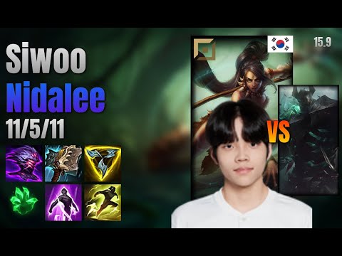 Siwoo Top Nidalee vs Mordekaiser lol KR solo rank Full Game 15.9 | 시우 니달리 vs 모데카이저