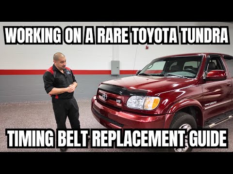 This Rare Toyota Tundra Gets It's First Timing Belt Replacement.
