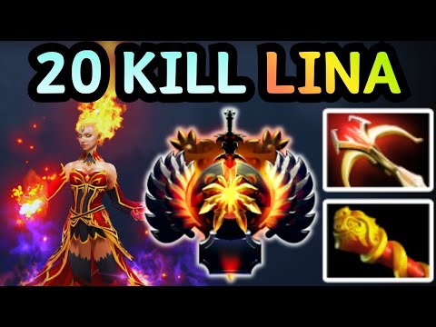 🔥 THIS IS HOW TO WIN 20 KILLS ZERO DEATHS ⚡ — LINA MIDLANE | DOTA 2 🔥
