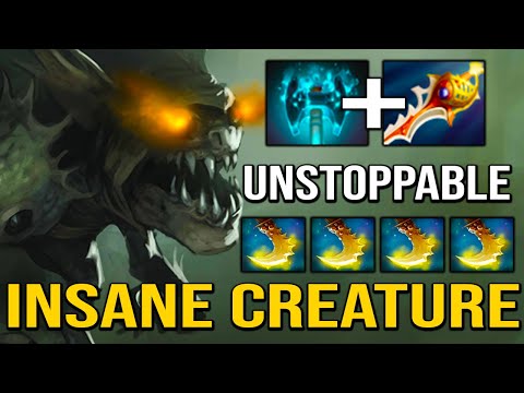 INSANE CREATURE [ Slark ] UNSTOPPABLE CARRY LATE GAME - 38 AGI PERMANENT STEAL - INTENSE BATTLE