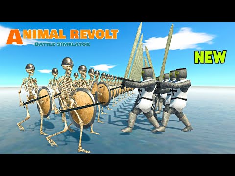 NEW UNIT ! Ultimate SKELETON WARRIOR  | INFERNALS | Animal Revolt Battle Simulator