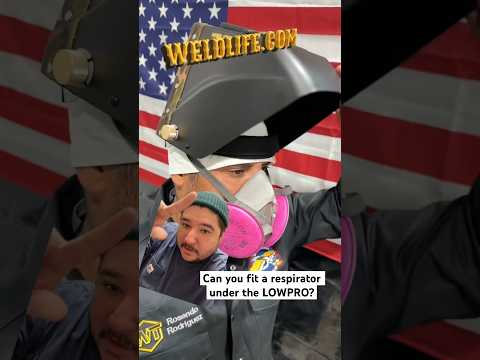 Respirator compatible LOWPRO welding helmet for when you’re doing that refinery thang! #weldtube