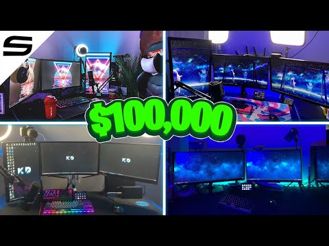 Team Synergy Gaming Setup Tours Part 2! ($100,000)