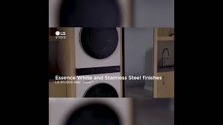 LG Studio LG STUDIO WashTower™ Smart Front Load 5.0 cu. ft. Washer and 7.4 cu. ft. Gas Dryer with Center Control® Noble Steel SWWG50N3 Picture