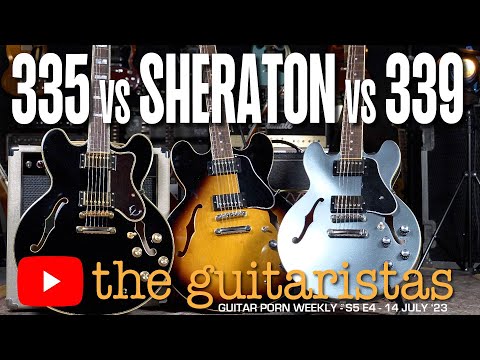 Epiphone Sheraton II vs ES335 vs ES339  🎸 Side By Side Comparison 🎸Which Would You Choose?