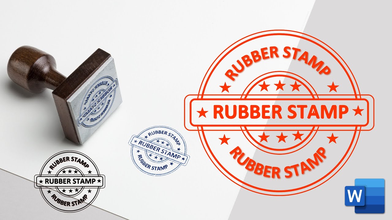 MS Word Tutorial: How to Design Round Stamp #Stamp Seal Design Tutorial in MS Word [AR Multimedia]