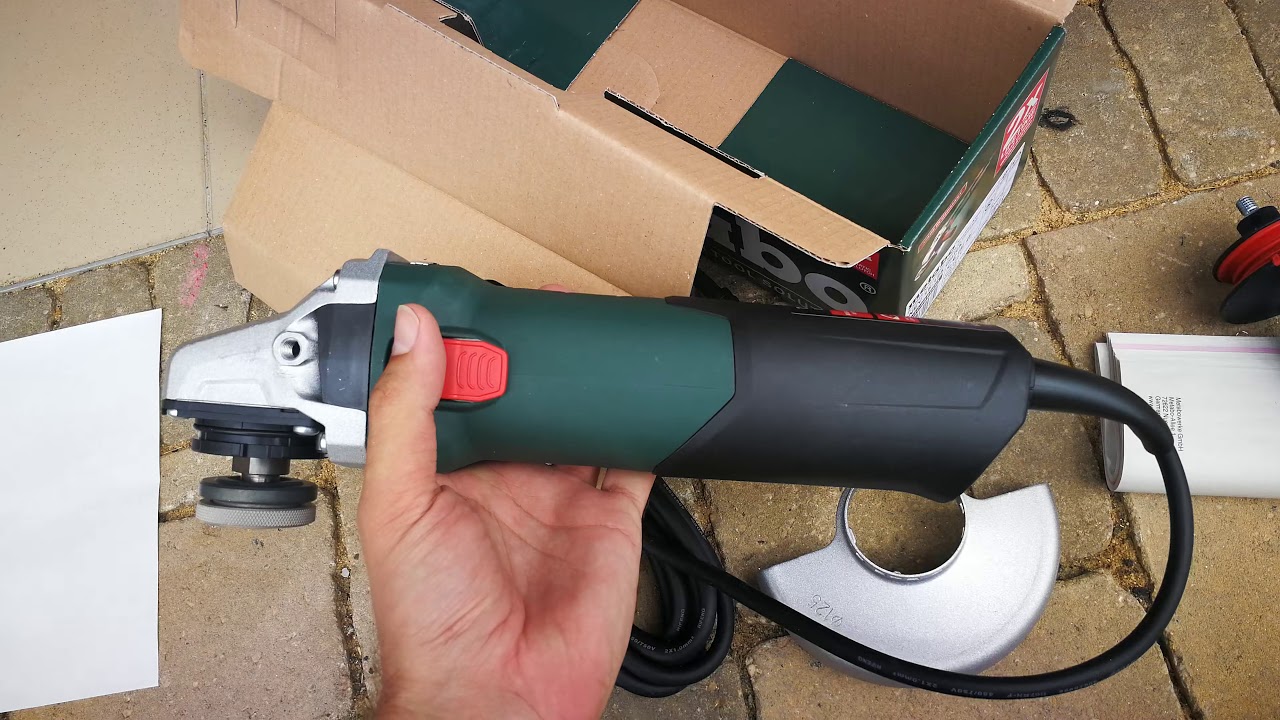 Metabo WEV 15-125 Quick флекс 1550W 125mm – видео преглед