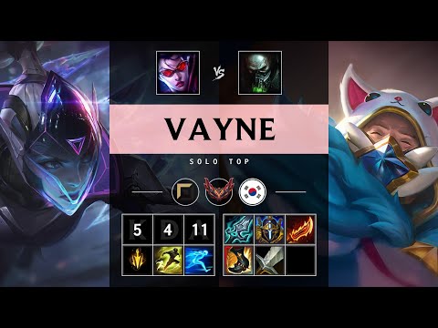 Vayne Top vs Urgot - KR Grandmaster Patch 25.18