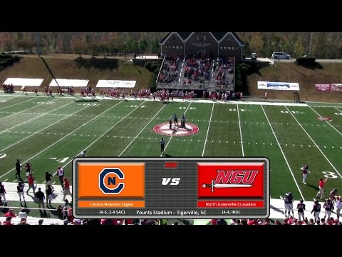NGU Football 2016 - North Greenville vs. Carson-Newman Highlights