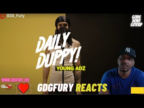 AMERICAN Reacts to Young Adz - Daily Duppy | GRM Daily