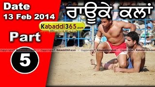 Rauke Kalan (Moga) Kabaddi Tournament 13 Feb 2014 Part 1 By Kabaddi365.com