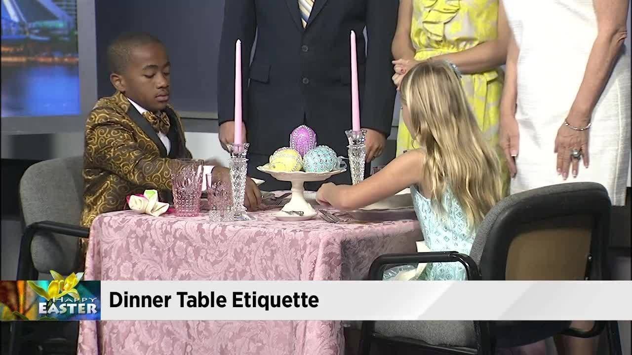 Dinner table etiquette