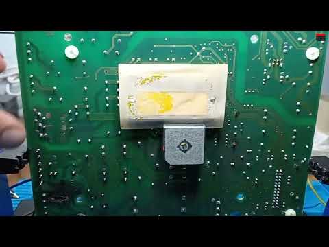 BK150 FUEH Hormann elektronika - main pcb back and front view video - Elektronika za brzohodna vrata