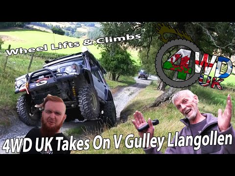V GULLEY | Do we get damage? | BIG WHEEL LIFTS | not so SPLASHY LANE | 4WD UK