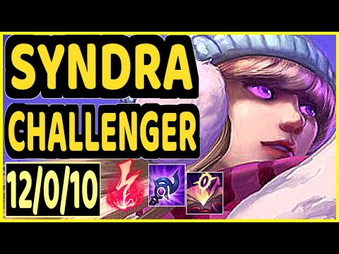 BACA (SYNDRA) - 12/0/10 KDA CHALLENGER GAMEPLAY - EUW