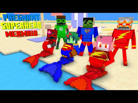 SUPER HERO MERMAID BREWING CHALLENGE - MINECRAFT