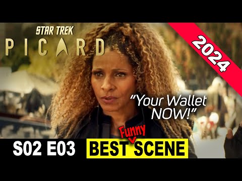 Star Trek Picard Season 2 Episode 3 FUNNY SCENE – Raffi vs. Mugger 2024
