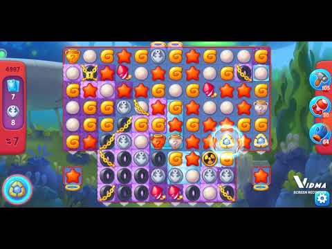 Fishdom. 4997 hard level no boosters and diamonds