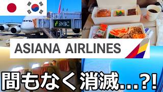 【片道23,000円】間もなく消滅する韓国の航空会社の巨大飛行機でソウルに行くとこうなります【アシアナ航空】
