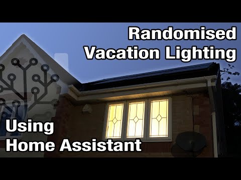 Random Vacation Lights using Home Assistant
