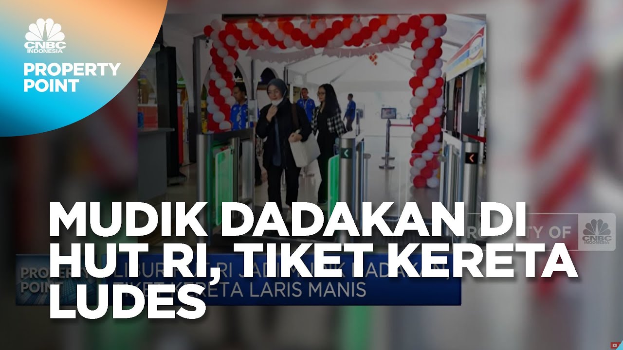 Libur Hut RI Jadi Mudik Dadakan, Tiket Kereta Laris Manis
