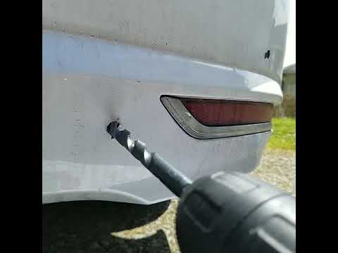 Acura TLX rear under body spoiler installation