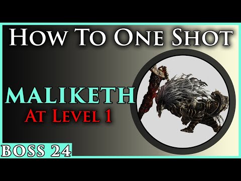 How to 1 Shot Maliketh at Level 1 with Melee