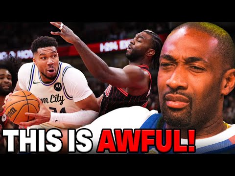 BUCKS VS BULLS FIGHT GETS GILBERT ARENAS HEATED!