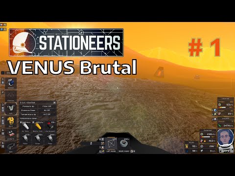 Ein wirklich brutaler Start #01🪐Stationeers Venus Brutal