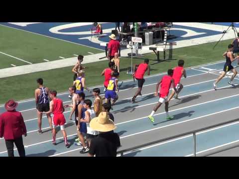FSB 4x800m at CA Relays 3-19-16 - Los Alamitos Boys
