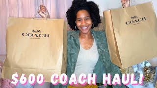 $600 Coach Handbag Haul 2023 | What I Bought Myself for Christmas! | Gabrielle Ishell