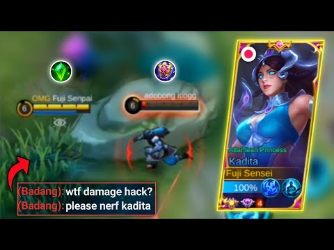 KADITA DESTROYS TOP GLOBAL BADANG IN SIDELANE | KADITA GAMEPLAY 2022