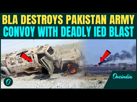 BLA Releases CHILLING Video Showing IED Ambush on Pakistani Army Convoy | ALL Personnel Killed
