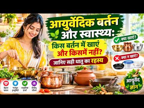आयुर्वेदिक बर्तन और स्वास्थ्य: किस बर्तन में खाएं और किसमें नहीं? जानिए सही धातु का रहस्य