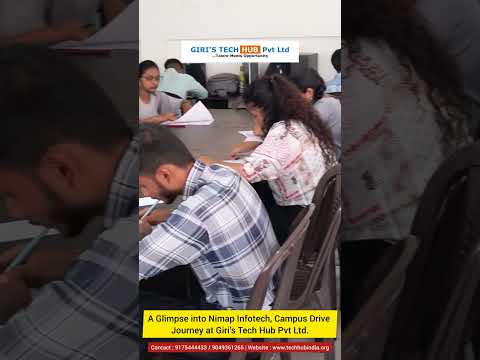A Glimpse into Nimap Infotech, Campus Drive Journey at Giri’s Tech Hub | freshers |