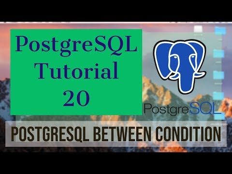 PostgreSQL Tutorial for Beginners 20 PostgreSQL BETWEEN Condition