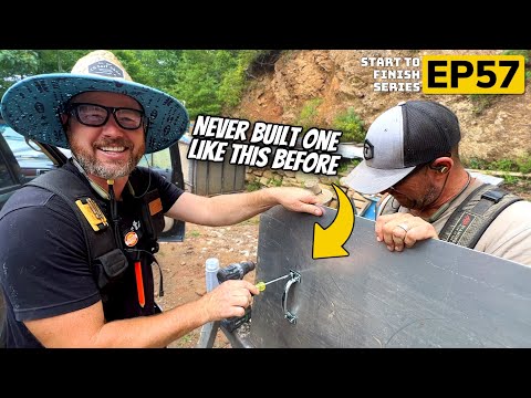 Building A Mountain Cabin EP57 | Floating shelves, handrails, crawl doors & more