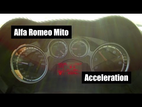 Alfa Romeo Mito 0.9 Twinair 0-100 Acceleration