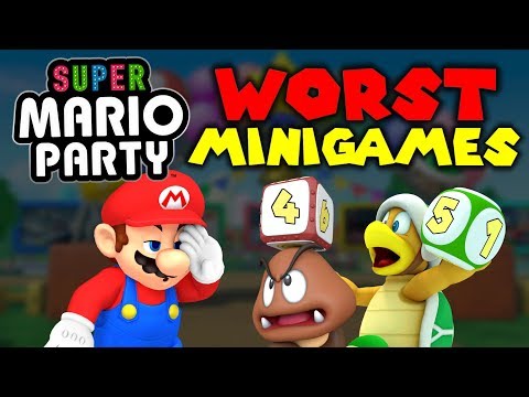 Top 10 WORST Super Mario Party MINIGAMES! Video
