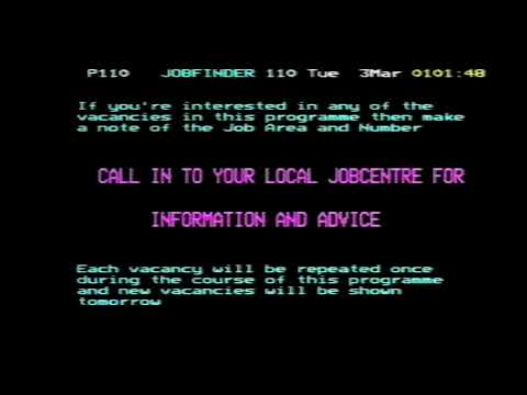 teletxt (with music)central jobfinder 1987