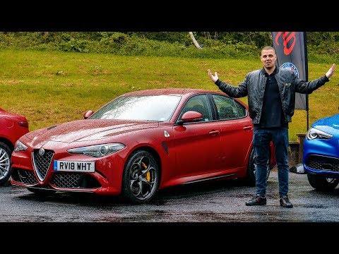 Alfa Quadrifoglio PRESS CAR! **RACE MODE** In The RAIN!