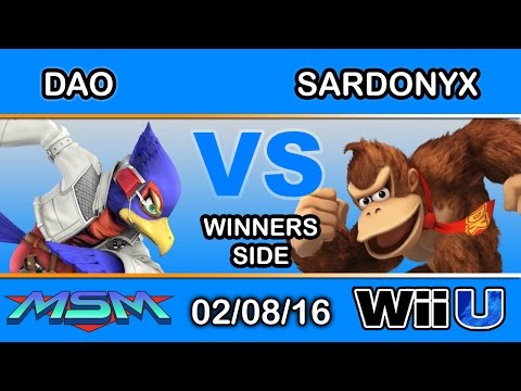 MSM 36 - Go! Dao (Falco) Vs. Sardonyx (Donkey Kong) Winners Side - Smash Wii U