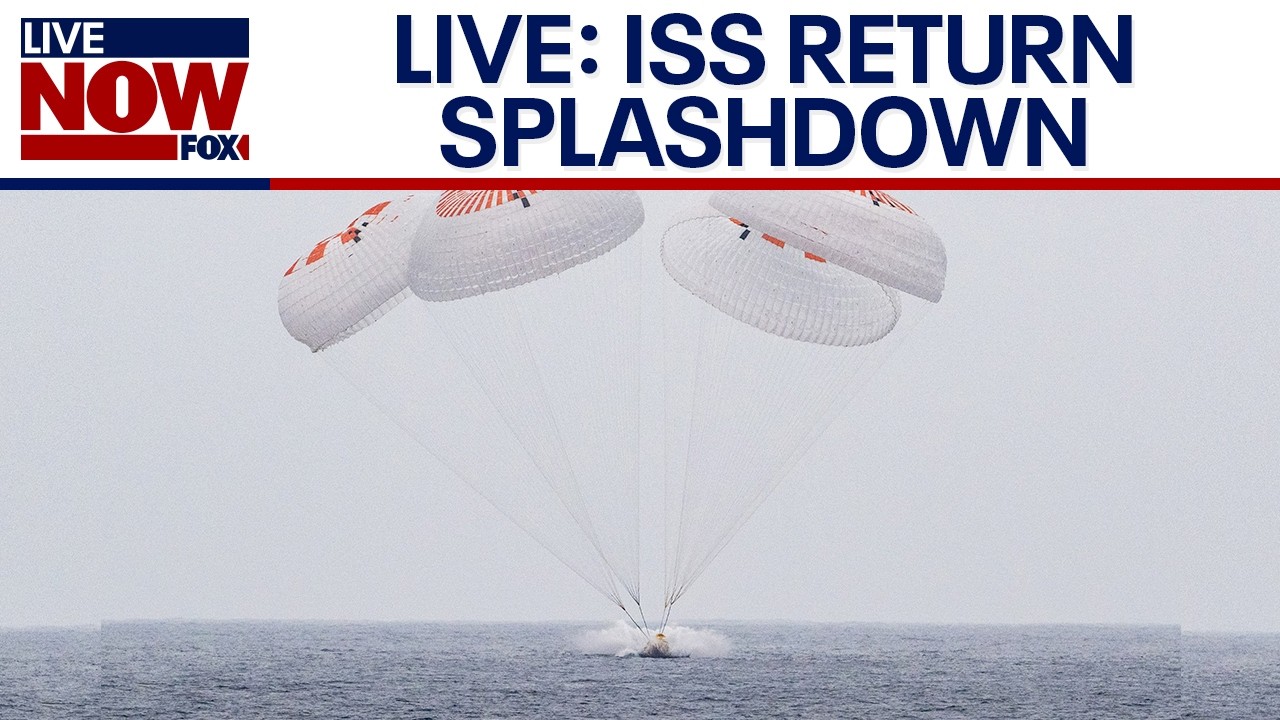 LIVE SOON 11:40ET: Splashdown of ISS return cargo spacecraft
